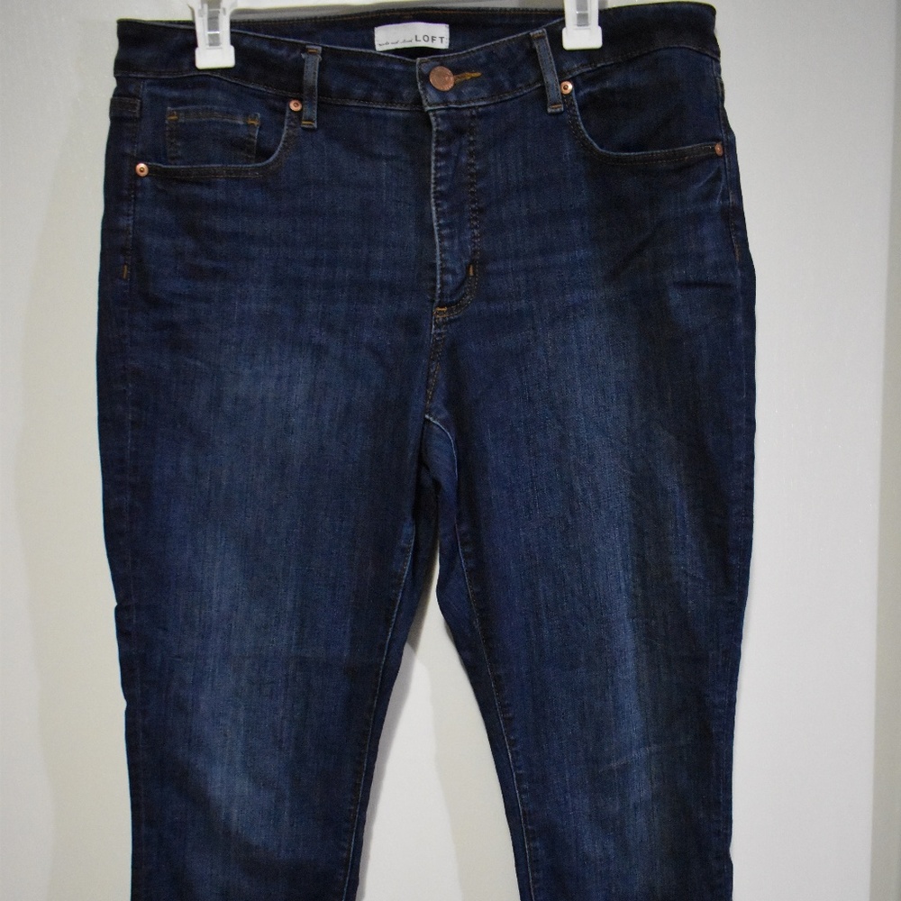 THE LOFT curvy skinny jeans